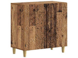 3 Piece Bathroom Cabinet Set DELFT Old Wood Engineered Wood 3417466