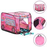 Children Play Tent with 250 Balls Pink 70x112x70 cm 3107752