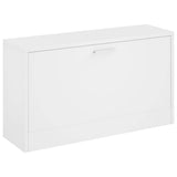 Shoe Bench High Gloss White 80x24x45 cm Engineered Wood 342643