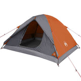 Camping Tent Dome 3-Person Orange Waterproof 94411