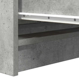 Sideboard Concrete Grey 80x35x99 cm Engineered Wood 3328483