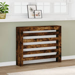 ZNTS Radiator Cover Smoked Oak 104x20x82 cm Engineered Wood 852694