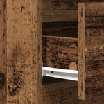 ZNTS Sideboard with Drawers Old Wood 60x35x70 cm Engineered Wood 863495