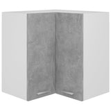 Hanging Corner Cabinet Lyon Concrete Grey 57x57x60 cm Engineered Wood 806394