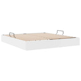 Storage Bed with Mattress Pure White 160 x 200 cm Faux leather 3369954