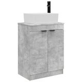 Bathroom Vanity with Sink Concrete Grey 54 x 35 x 83 cm 890161