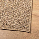 Rug ZIZUR 160x230 cm Jute Look Indoor and Outdoor 364841