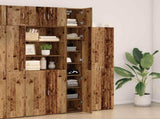 Storage Cabinet with Shelves Old Wood 30 x 42.5 x 225 cm 3365627