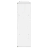 5 Piece TV Units with Storage ODDA White Solid Wood Pine 3365371