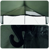 Family Tent Army green 600 x 400 x 268 cm Polyester and Steel 42028606