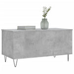 ZNTS Coffee Table Concrete Grey 90x44.5x45 cm Engineered Wood 830976