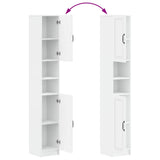 Bathroom Cabinet with Open Shelf UTRECHT White 30 x 31 x 187 cm 897695