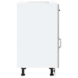 Kitchen Base Cabinet Kalmar Concrete Grey Engineered Wood 853481
