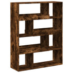 Bookcase Smoked Oak100x33x125.5 cm Engineered Wood 3309334