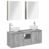 Bathroom Cabinet Set 5 pcs Grey Sonoma 53 x 15.5 x 70 cm 3406372