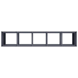 Planter Anthracite 200x40x80 cm Cold-rolled Steel 860726