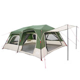 Instant Tent Green 10-Person 185T Polyester with PU Coating 42017487