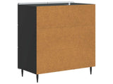 Sideboard with Drawer Black 66 x 34.5 x 91.5 cm Engineered Wood 894396
