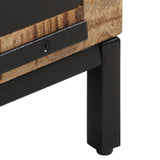 ZNTS Coffee Table with Drawers 110x50x40 cm Solid Wood Mango 374053