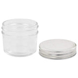 50793 Glass Jam Jars with Silver Lids 48 pcs 110 ml