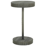 3 Piece Garden Bar Set Grey Poly Rattan&Solid Wood Acacia 3187715