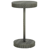 3 Piece Garden Bar Set Grey Poly Rattan&Solid Wood Acacia 3187715