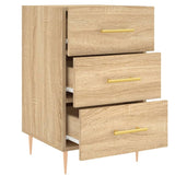 ZNTS Bedside Cabinet Sonoma Oak 40x40x66 cm Engineered Wood 827647