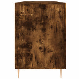 Desk Smoked Oak 140x50x75 cm Engineered Wood 829537