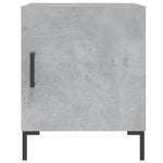 ZNTS Bedside Cabinets 2 pcs Concrete Grey 40x40x50 cm Engineered Wood 827573