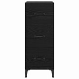 Sideboard Black Oak 34.5 x 34 x 90 cm Engineered Wood 885700