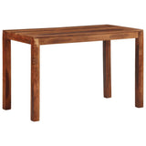 ZNTS Dining Table 120x60x76 cm Solid Wood Acacia 4102378