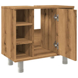 Bathroom Cabinet Artisan Oak 60x32x53.5 cm Engineered Wood 856145