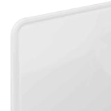 Headboard Gloss White Engineered wood 888588