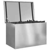 Outdoor Storage Box Silver 80 x 50.5 x 50 cm Steel 874572