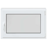 Basement Window RISOR 90 x 50 cm PVC and Glass Anthracite 42047286