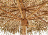 Bamboo Garden Parasol 270 cm with Banana Leaf Roof 41508