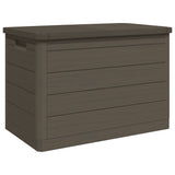 Outdoor Cushion Box Brown 77.5x44.5x53 cm Polypropylene 366604