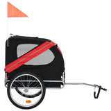 Pet Bike Trailer Red and Black 91766