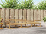 Outdoor Sofa Set 3 pcs White 249.5 x 83 x 73 cm 3385978