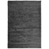 Shaggy Rug PAMPLONA High Pile Modern Anthracite 140x200 cm 375191