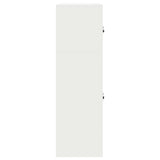 Storage Cabinet 2 pcs White 60 x 40 x 130 cm Steel Lockable 3438692