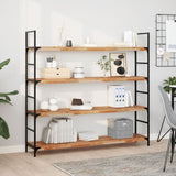 Floating Shelves 2 pcs 160x30x4 cm Oil Finished Solid Wood Acacia 3279628