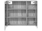 Bathroom Mirror Cabinet with Door Grey Sonoma 60 x 14.5 x 70 cm 889060