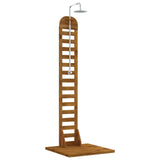 Outdoor Shower 225 cm Solid Acacia Wood and Stainless Steel 903108