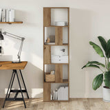 Bookcase 5-Tier Artisian Oak 45x23.5x162.5 cm Engineered Wood 852788