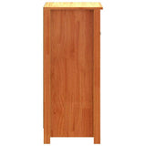 Sideboard 2 pcs Wax Brown 39 x 34.5 x 80 cm Solid Pine Wood 864037