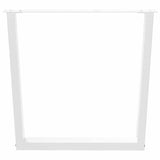 Dining Table Legs V-Shape 2 pcs White 90x cm Steel 4012653