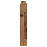 Storage Headboard with LED Old Wood Engineered Wood 3418702