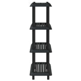 Shelving Unit 4-Tier 100 x 40 x 136.5 cm PP Anthracite 8011748