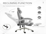 Office Chair, Ergonomic Desk Chair, High Back Fabric Work Chair with 160&deg Reclining Backrest, T3398P328209